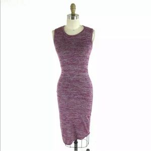 Wilfred Heather Space Purple Grey Jersey Dress 2XS